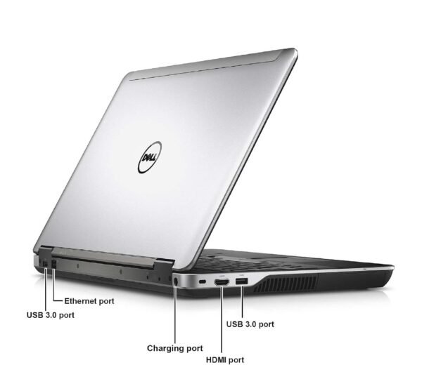 Dell Latitude E6540 15.6in FHD Business Laptop Computer Intel Core i7-4800MQ up to 3.7GHz الجيل الرابع  RAM 8 GB ذاكرة الوصول العشوائي SSD 500GB  القرص الصلب USB 3.0 منافذ سريعة DVD-RW HDMI Windows 10 /11