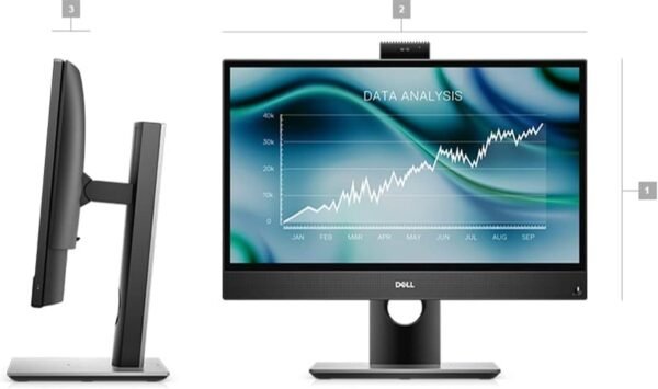 ⁦Dell Optiplex 3280 AIO Core i5 -RAM 16GB -  512 SSD Hard Drive الجيل العاشر⁩ - الصورة ⁦5⁩