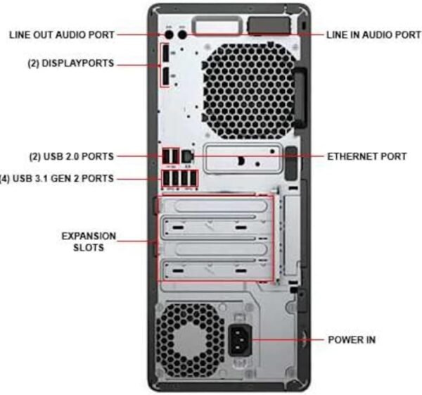 ⁦HP Workstation Z440 Business Desktop, Intel Xeon E5-2680V4 - محطة عمل مكتبي بمعالج قوي⁩ - الصورة ⁦2⁩