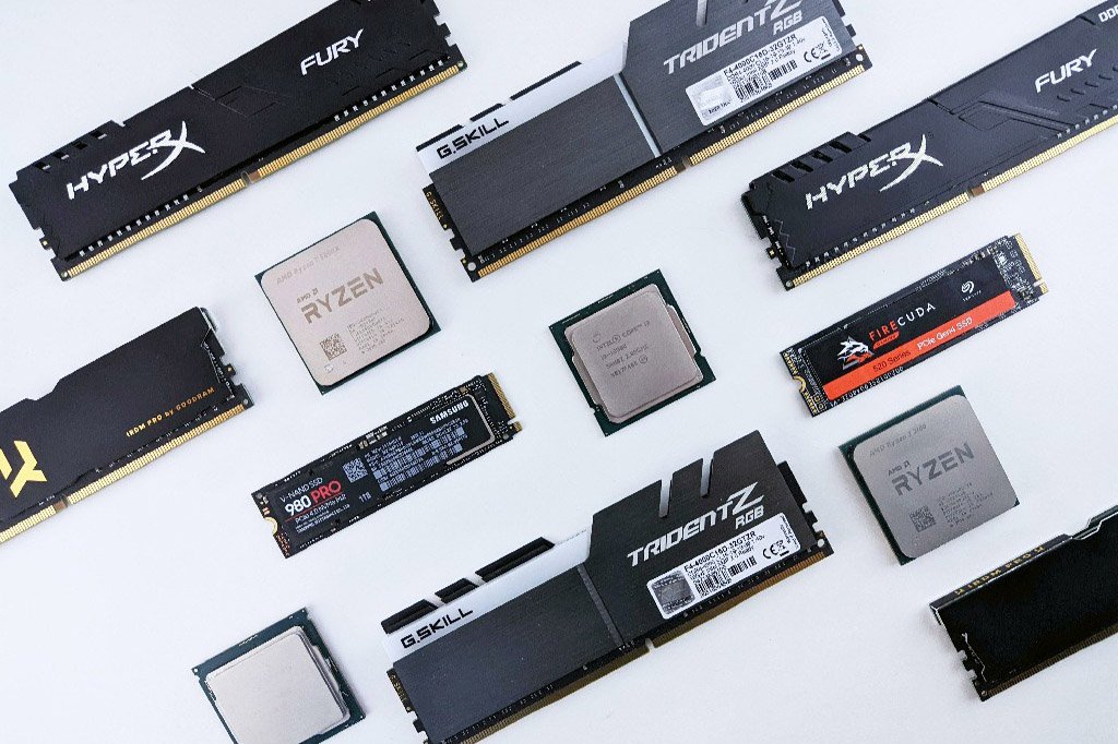 قطع داخلية لاجهزة المبيوتر RAM - CPU - Motherboard - SSD - HDD - Hard desk drivers