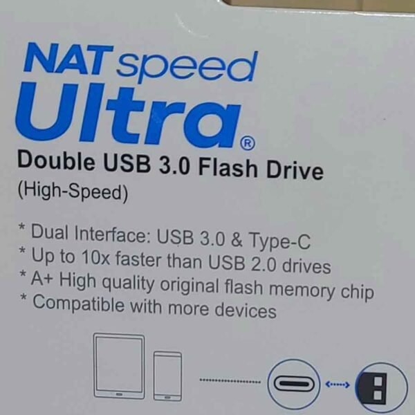 ⁦فاش دسك 64 جيجا NAT Speed Ultra falsh desk 64 GB⁩ - الصورة ⁦2⁩
