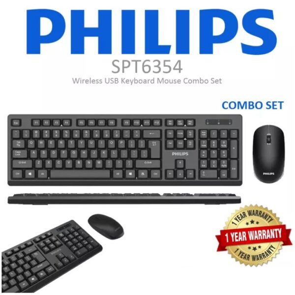 ⁦كيبورد وماوس فيلبس  Philips C324 Moouse and keyboard⁩ - الصورة ⁦3⁩